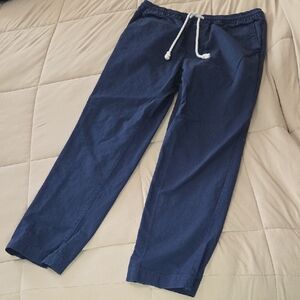 United By Blue Navy Drawstring Chino Pants